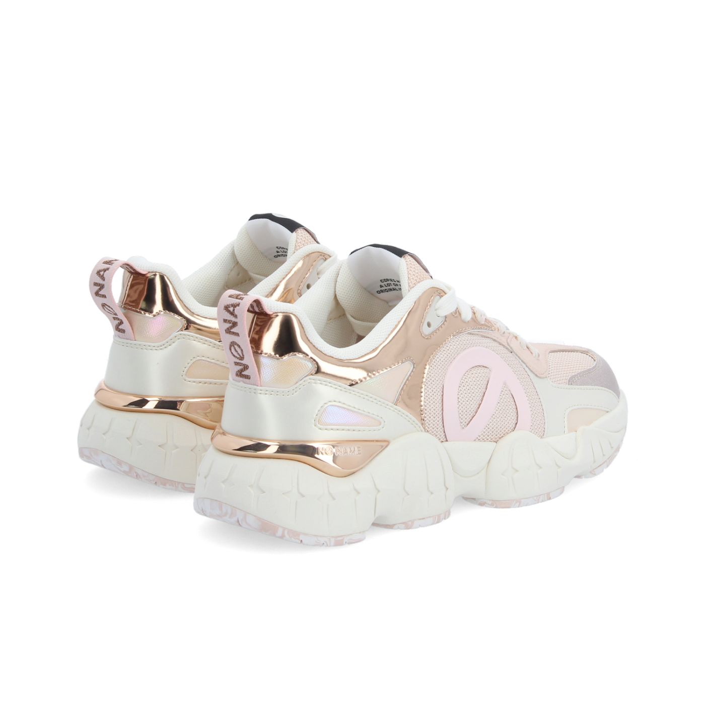 KRAZEE RUNNER W - KNIT/STAMP/SDE - PINK/GOLD